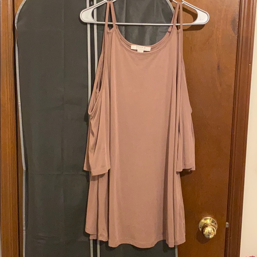 Forever 21 cold shoulder dress